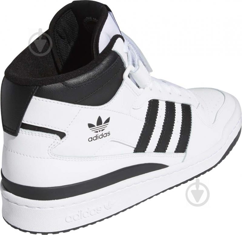 Кросівки чоловічі зимові Adidas FORUM MID FY7939 р.42 біло-чорні - фото 9