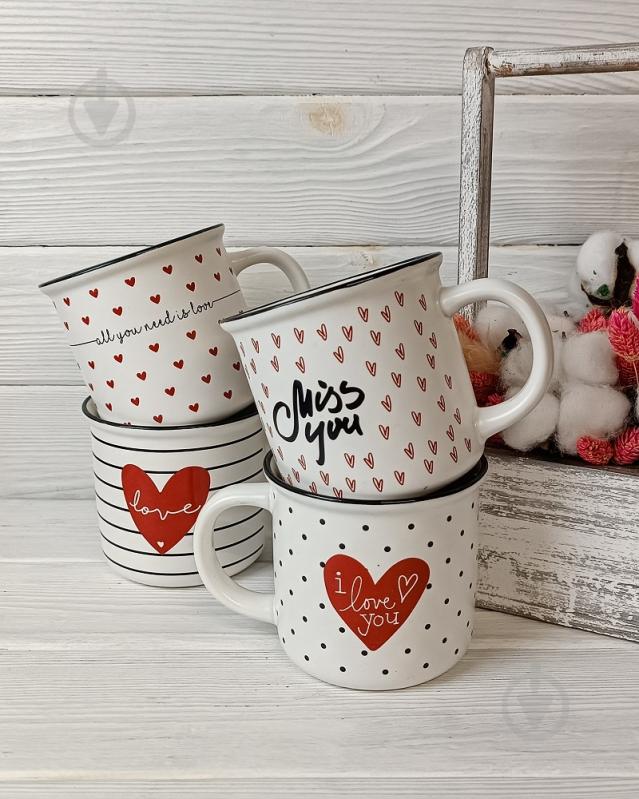 Чашка Vittora Ритм любви 355 мл - фото 2 Чашка Vittora Ритм любви 355 мл - фото 2