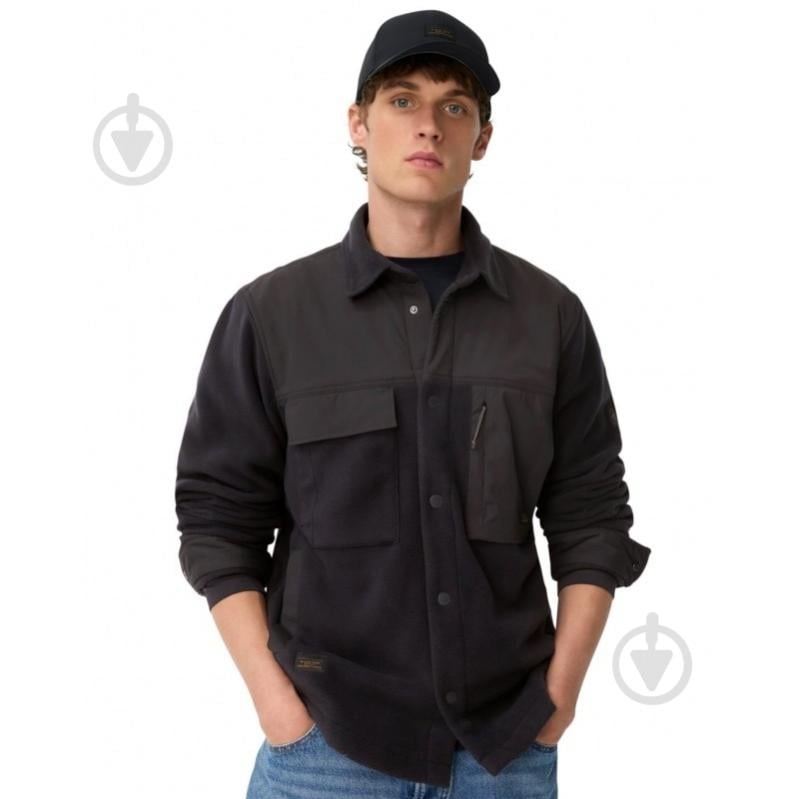 Рубашка Camel Active Overshirt 409385-6S85-48 р. M черный - фото 1