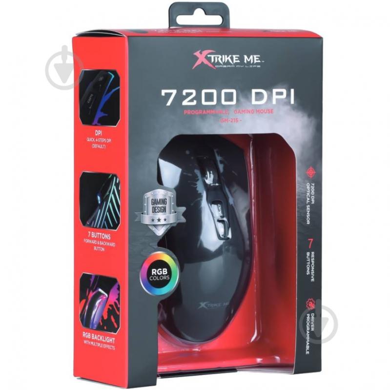 Мышь Xtrike ME black (GM-215) - фото 5 Мышь Xtrike ME black (GM-215) - фото 5