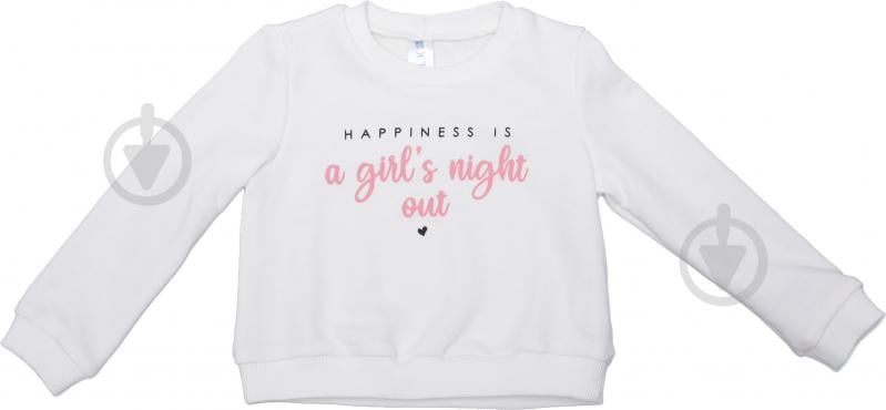 Реглан для девочки Luna Kids 4624/1 р.98 молочный - фото 1