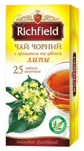 Чай черный Richfield Липа 25 шт. г2 - фото 1