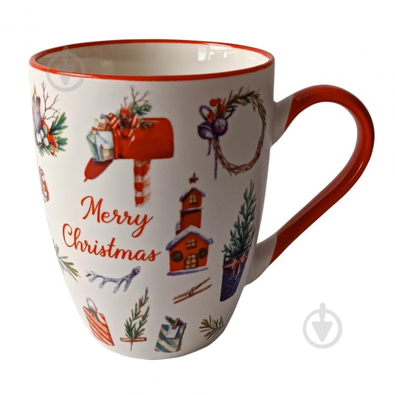 Чашка Vittora Рождественский переполох 340 мл - фото 3