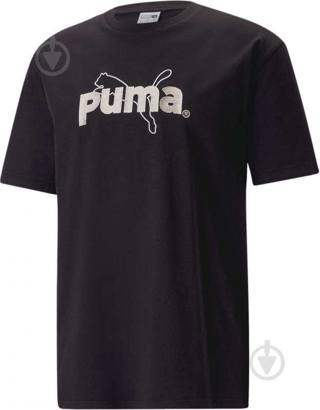 Футболка Puma TEAM GRAPHIC TEE 53825601 р.M черный - фото 1