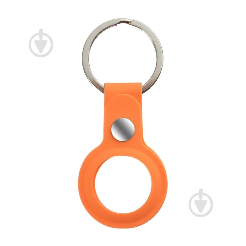 Чехол-брелок Armorstandart для AirTag Silicone Ring with Button Orange (ARM59154) - фото 1 Чехол-брелок Armorstandart для AirTag Silicone Ring with Button Orange (ARM59154) - фото 1