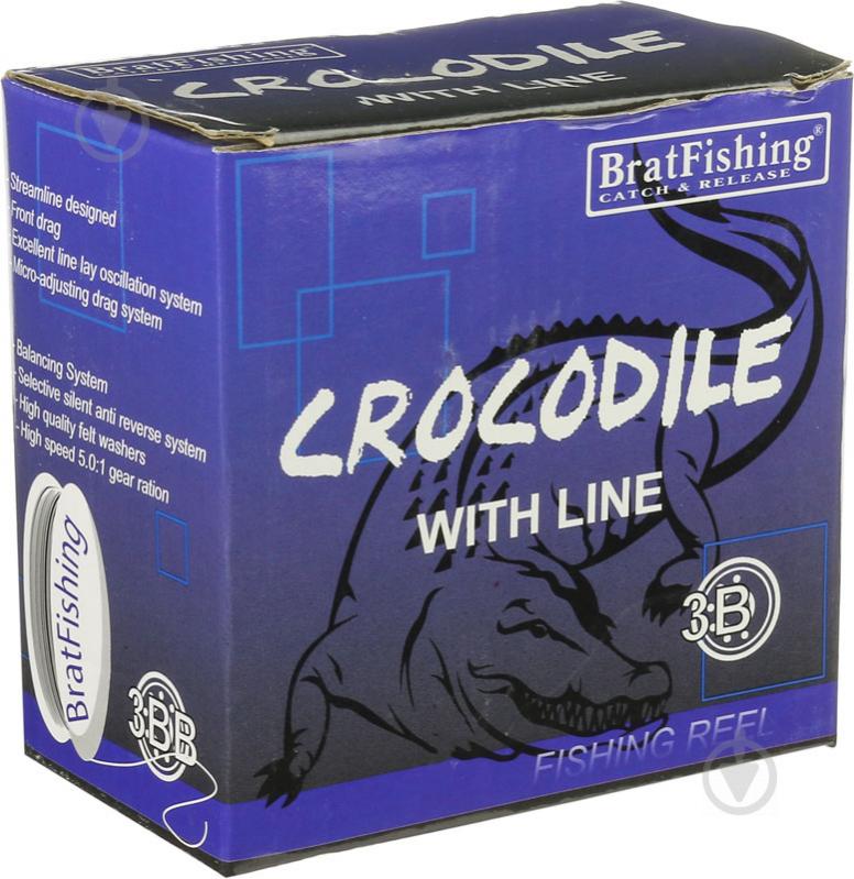 Катушка BratFishing Crocodile Crocodile 3BB леска BF - фото 3