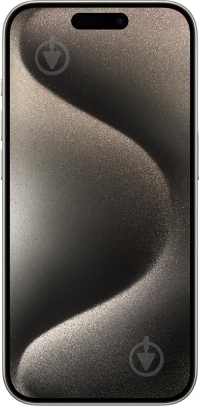 Смартфон Apple iPhone 15 Pro 256GB Natural Titanium (MTV53RX/A) - фото 2