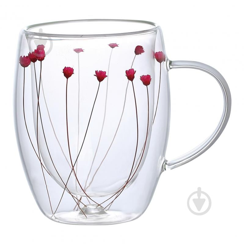 Набор чашек Vittora Набор чашек Магия бутонов с двойным дном 2 шт., 320 мл - фото 1