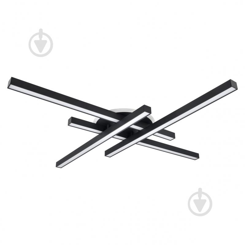 Люстра стельова NEW ARTIER Rainart-4-1-L BK 85 Вт чорний - фото 1