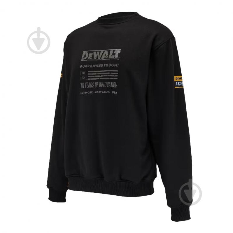 Свитшот DeWalt DWC237-001-M 100 YEAR LOGO SWEATSHIR р. M DWC237-001-M - фото 2