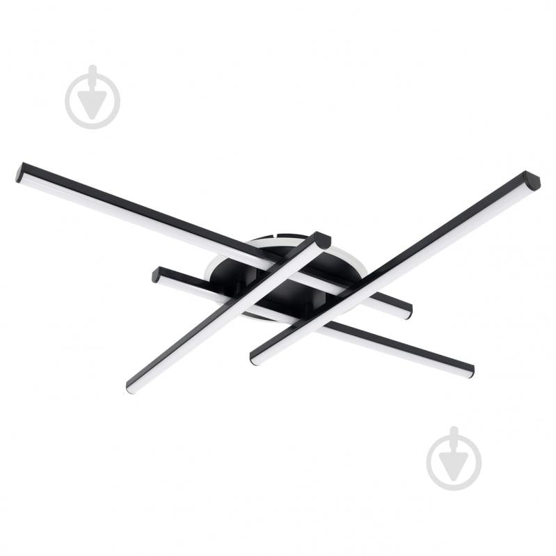 Люстра стельова NEW ARTIER STEUART 4-1-SL-BK 65 Вт чорний - фото 1 Люстра стельова NEW ARTIER STEUART 4-1-SL-BK 65 Вт чорний - фото 1