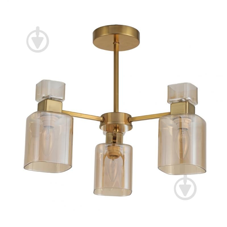 Люстра подвесная ARDERO Olivia 3xE14 античное золото BL1130-2 - фото 2