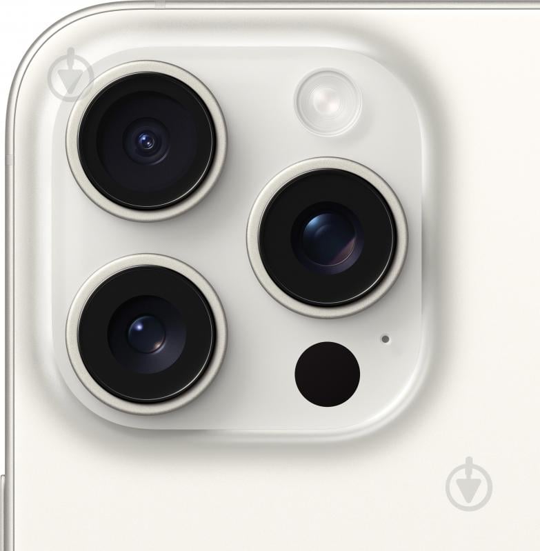 Смартфон Apple iPhone 15 Pro Max 256GB White Titanium (MU783RX/A) - фото 5
