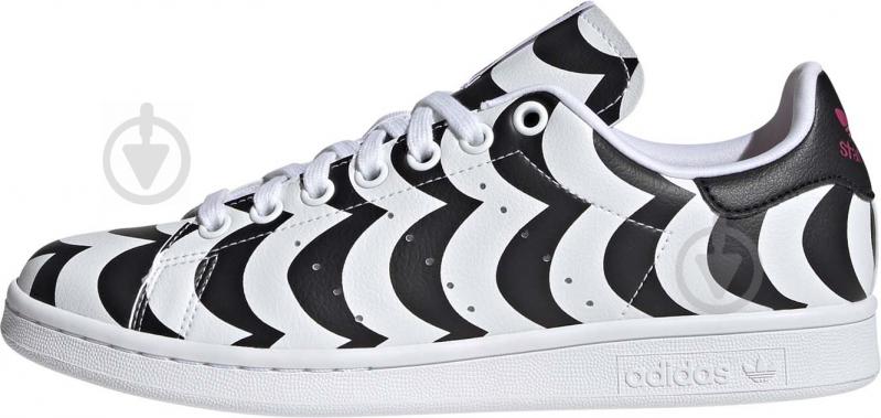 Кроссовки женские зимние Adidas STAN SMITH W H05757 р.37 1/3 черно-белые - фото 3