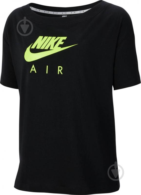 Футболка Nike W NSW AIR TOP SS BF CU5558-011 р.M черный - фото 1