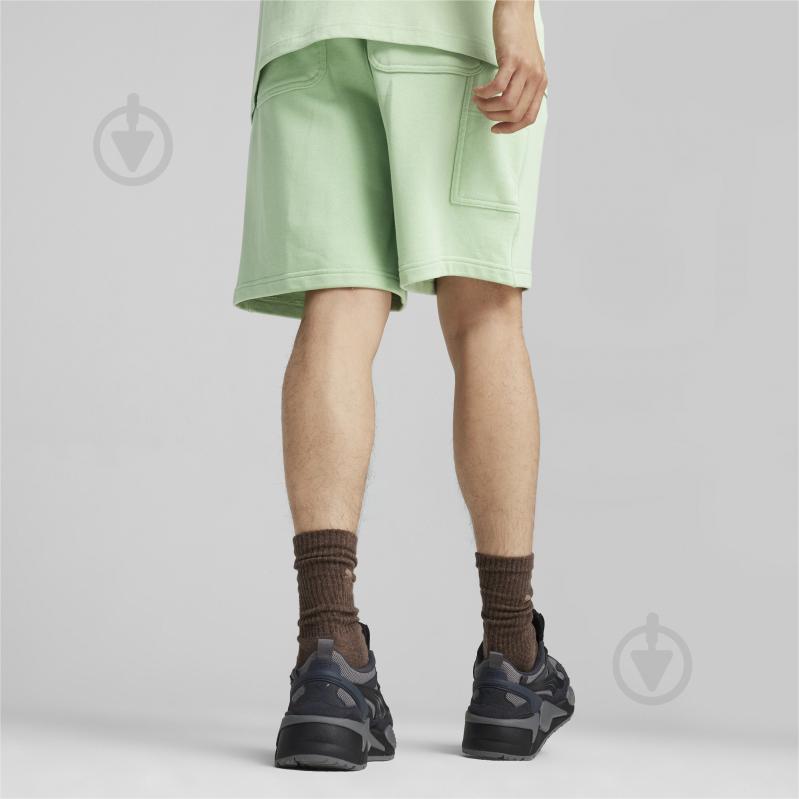 Шорты Puma DOWNTOWN SHORTS 8"" TR 62436689 р. L зеленый - фото 4