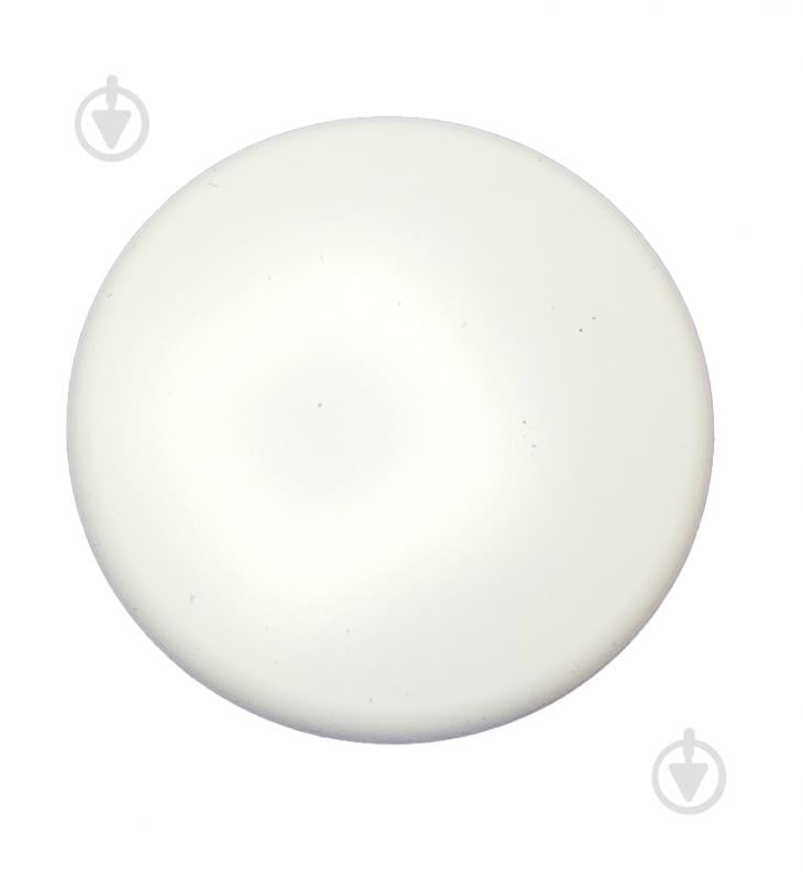 Меблева ручка кнопка Poliplast 428 на один отвір мм білий матовий - фото 1 Меблева ручка кнопка Poliplast 428 на один отвір мм білий матовий - фото 1