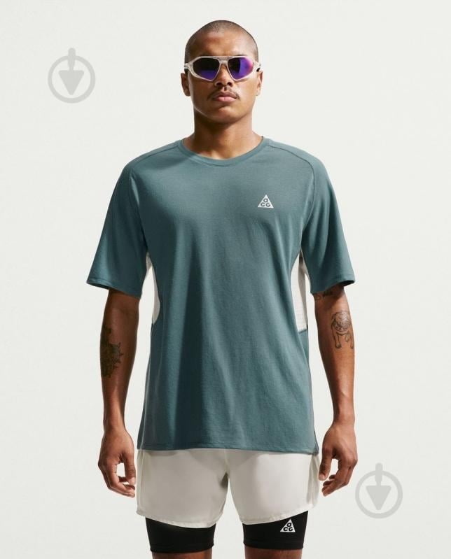 Футболка Nike M ACG DFADV SOLAR CHASE SS IO9677-382 р.L зелений