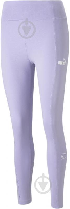 Лосины Puma PUMA POWER COLORBLOCK 7/8 HIGH-WAIST LEGGINGS 67364125 р.XS фиолетовый - фото 1