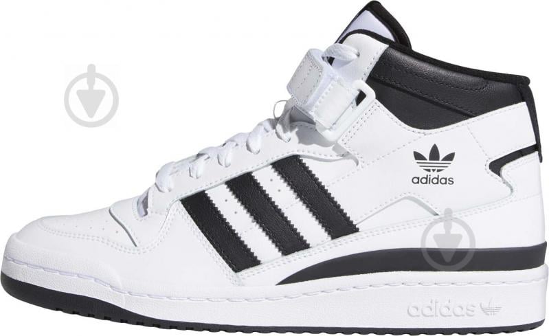 Кросівки чоловічі зимові Adidas FORUM MID FY7939 р.42 2/3 біло-чорні - фото 3