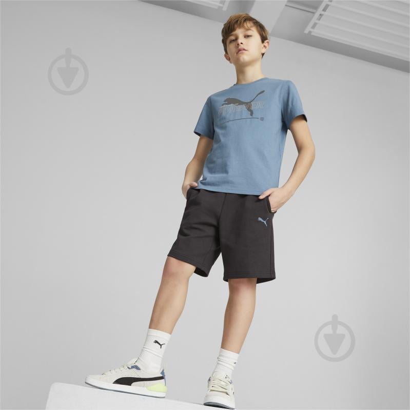 Футболка Puma ESS BETTER GRAPHIC TEE KIDS 67365817 р.116 синий - фото 5