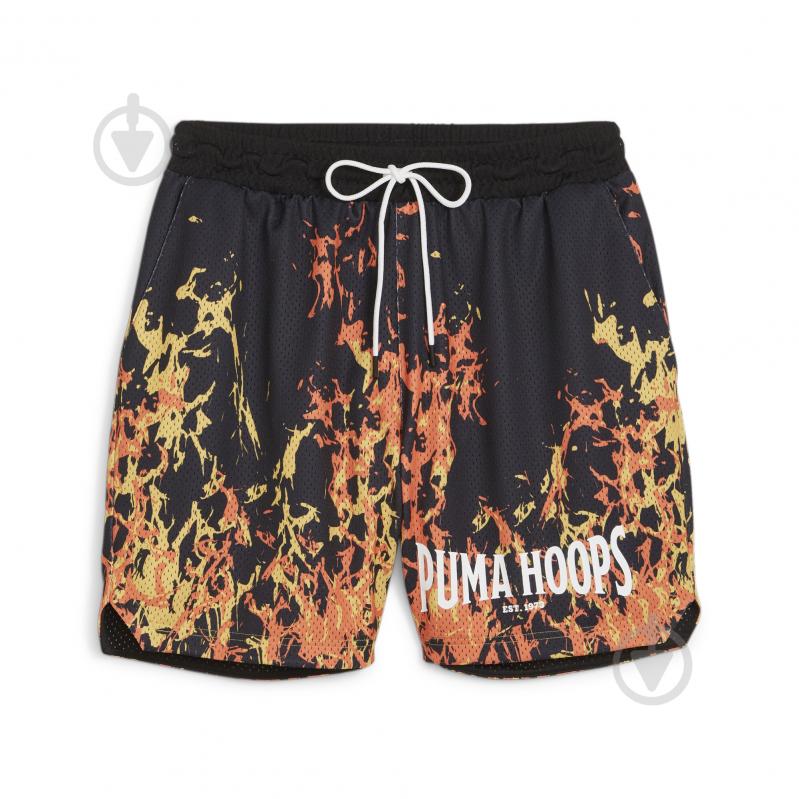 Шорти Puma STRAIGHT FLAMES SHORT 62475801 р. 2XL різнокольоровий - фото 1