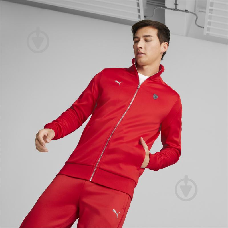 Джемпер Puma FERRARI STYLE MT7 JACKET 53833302 р. S червоний - фото 3