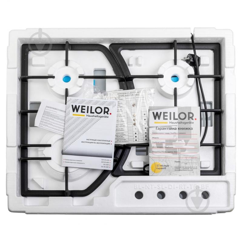 Варильна поверхня газова WEILOR GG W 644 WH - фото 11