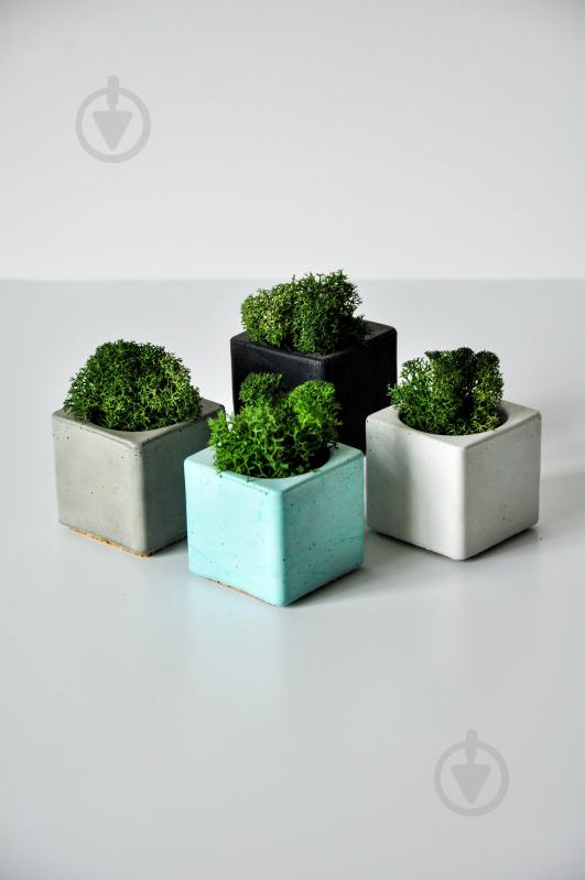 Подсвечник Декоративный "cube mini" белый бетон - фото 5 Подсвечник Декоративный "cube mini" белый бетон - фото 5