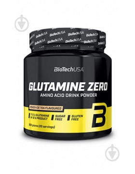 Глютамін BioTechUSA Glutamine Zero лимонний 300 г - фото 1