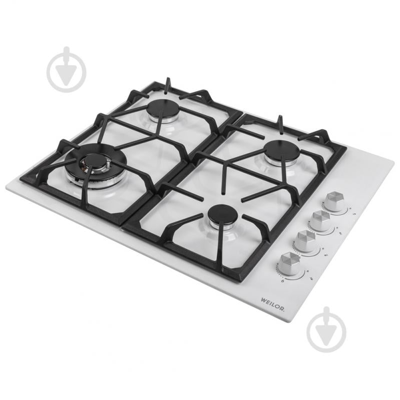 Варочная поверхность газовая WEILOR GM W 634 WH - фото 3 Варочная поверхность газовая WEILOR GM W 634 WH - фото 3