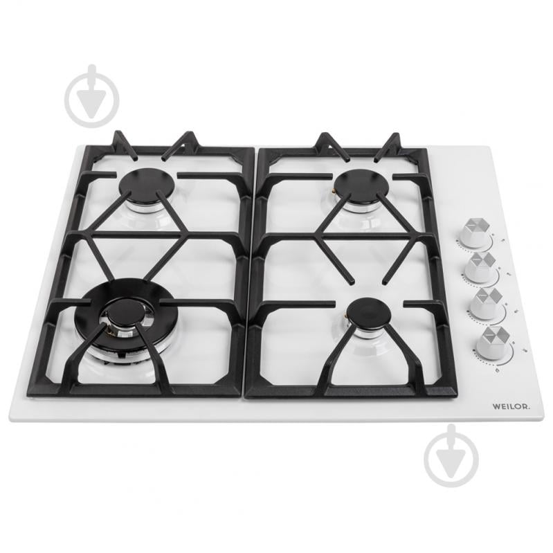 Варочная поверхность газовая WEILOR GM W 634 WH - фото 2 Варочная поверхность газовая WEILOR GM W 634 WH - фото 2