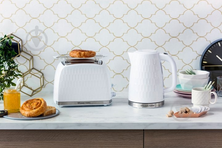 Тостер Russell Hobbs 26060-56 Honeycomb White - фото 10