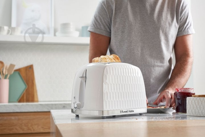 Тостер Russell Hobbs 26060-56 Honeycomb White - фото 12