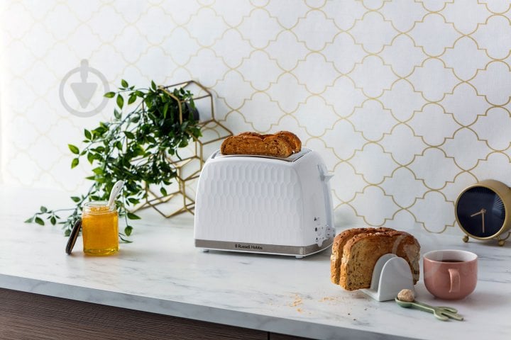 Тостер Russell Hobbs 26060-56 Honeycomb White - фото 14