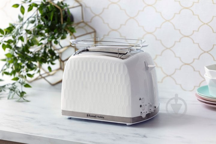 Тостер Russell Hobbs 26060-56 Honeycomb White - фото 9