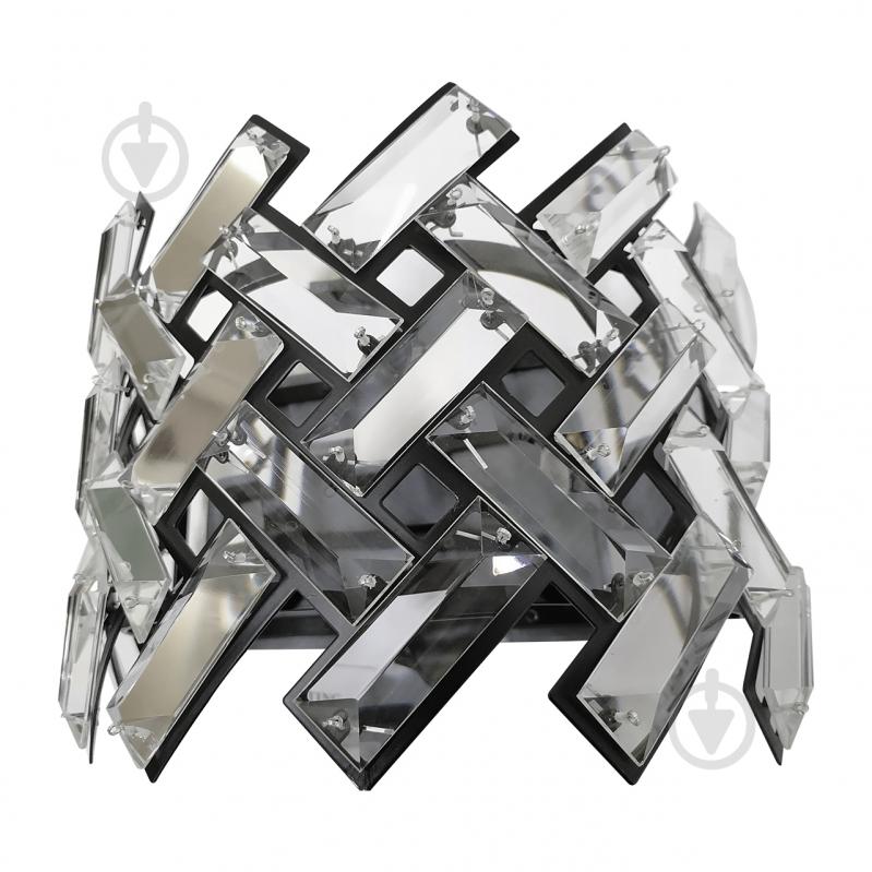 Бра NEW ARTIER Cris-Art Verta BK 2 x E14 чорний - фото 1 Бра NEW ARTIER Cris-Art Verta BK 2 x E14 чорний - фото 1