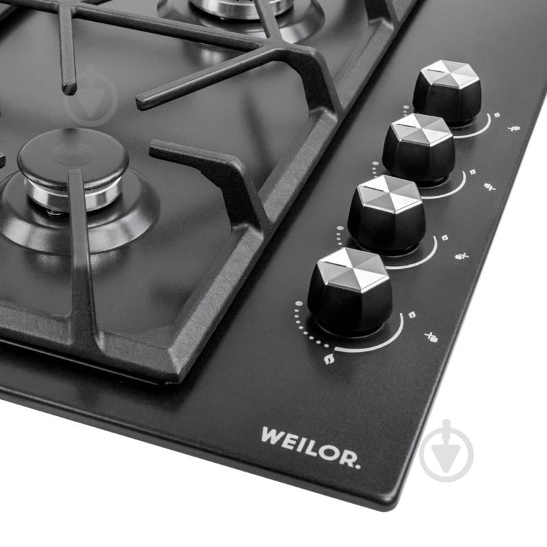Варочная поверхность газовая WEILOR GM W 634 BL - фото 4