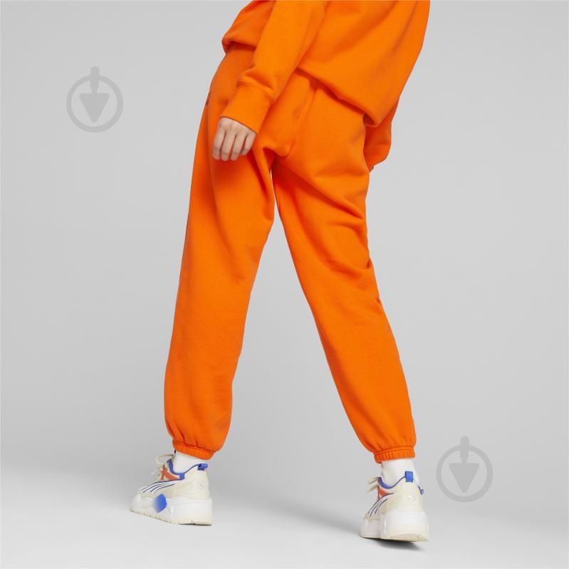 Брюки Puma INFUSE SWEATPANTS TR 53835123 р. XS оранжевый - фото 4