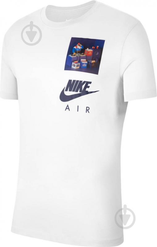 Футболка Nike M NSW SS TEE AIRMAN DJ CW0413-100 р.M белый - фото 1