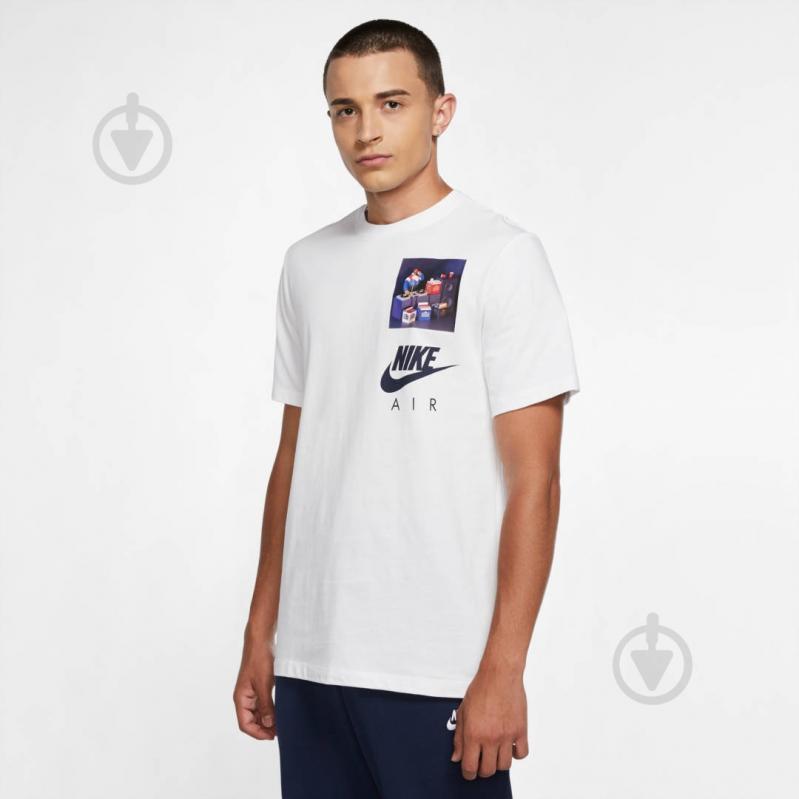 Футболка Nike M NSW SS TEE AIRMAN DJ CW0413-100 р.M белый - фото 4