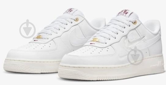 Кроссовки чоловічі демісезонні Nike Air Force 1 DQ7664-100 р.44 белые - фото 3