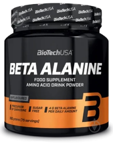 Добавка харчова BioTechUSA Beta Alanine амінокислота 300 г - фото 1