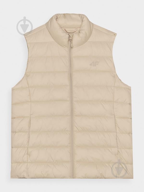 Жилет 4F VEST JACKET F139 4FWAW24TVJAF139-83S р.S бежевий - фото 5