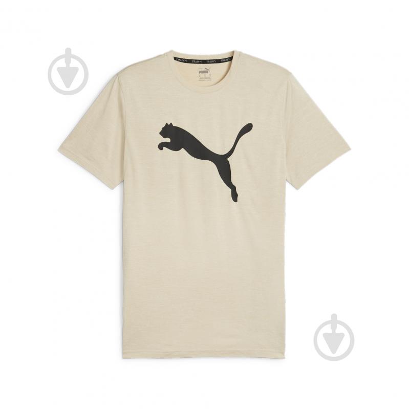 Футболка Puma Train Fav Heather Cat Tee 52235290 р.2XL бежевий - фото 1