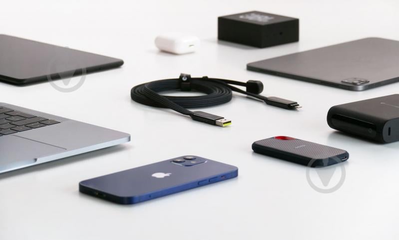 Кабель Rolling Square 6 в 1 inCharge XL 3 м черный (XLL01R) - фото 10 Кабель Rolling Square 6 в 1 inCharge XL 3 м черный (XLL01R) - фото 10