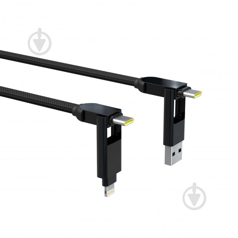 Кабель Rolling Square 6 в 1 inCharge XL 3 м черный (XLL01R) - фото 2 Кабель Rolling Square 6 в 1 inCharge XL 3 м черный (XLL01R) - фото 2