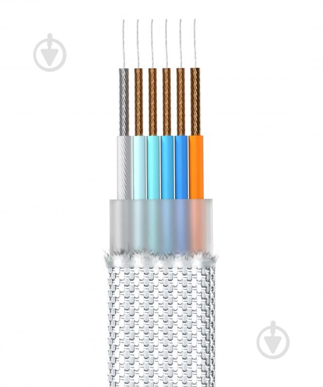 Кабель Rolling Square 6 в 1 inCharge XL 3 м білий (XLL02R) - фото 4 Кабель Rolling Square 6 в 1 inCharge XL 3 м білий (XLL02R) - фото 4