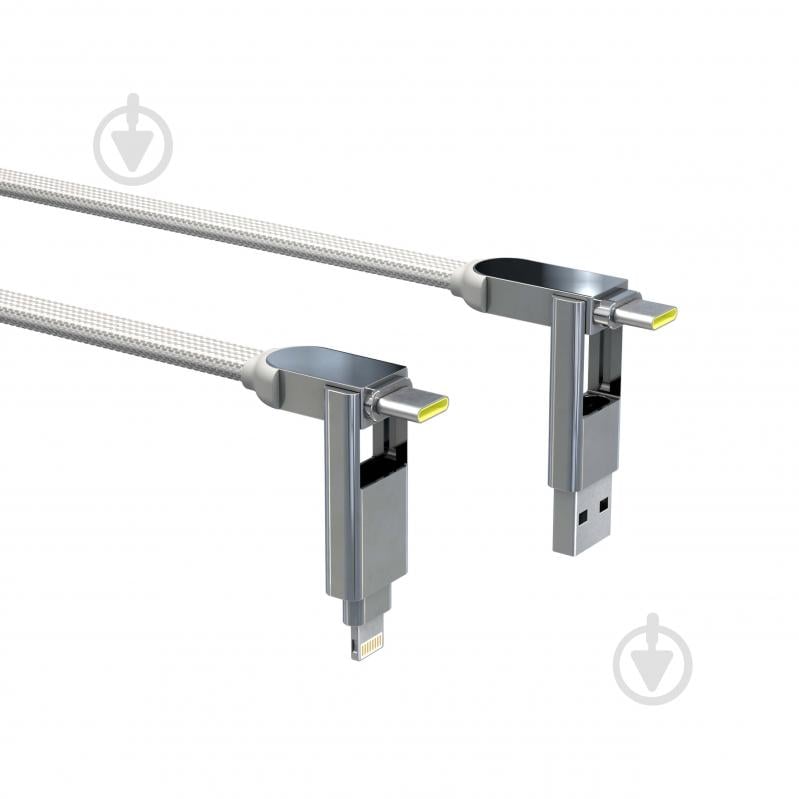 Кабель Rolling Square 6 в 1 inCharge XL 3 м білий (XLL02R) - фото 3 Кабель Rolling Square 6 в 1 inCharge XL 3 м білий (XLL02R) - фото 3