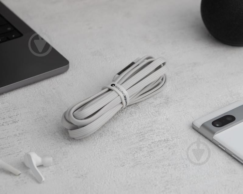 Кабель Rolling Square 6 в 1 inCharge XL 3 м білий (XLL02R) - фото 9 Кабель Rolling Square 6 в 1 inCharge XL 3 м білий (XLL02R) - фото 9